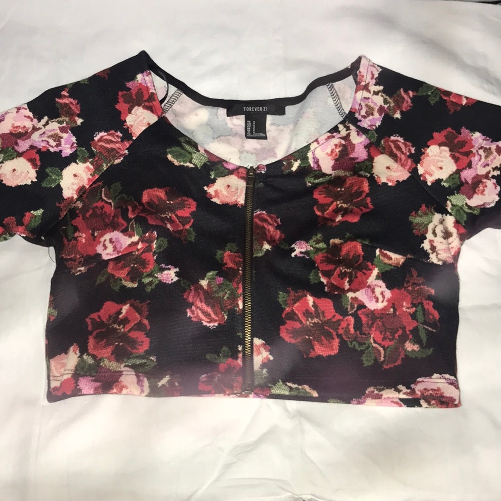 Floral Crop Top
